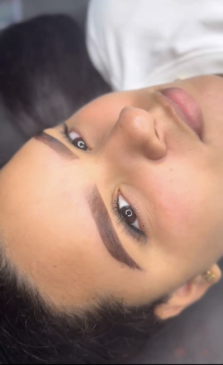 Lashes and brow tint